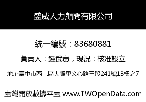 盛威人力顧問有限公司