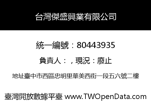 台灣傑盛興業有限公司