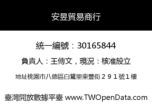 安昱貿易商行