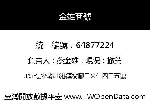 金雄商號