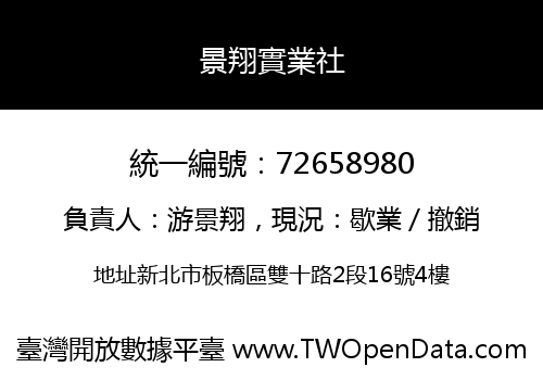 景翔實業社