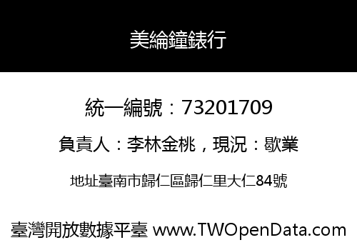 美綸鐘錶行