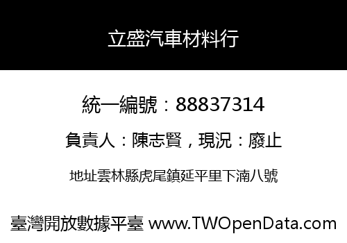 立盛汽車材料行