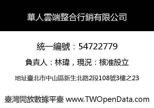 華人雲端整合行銷有限公司