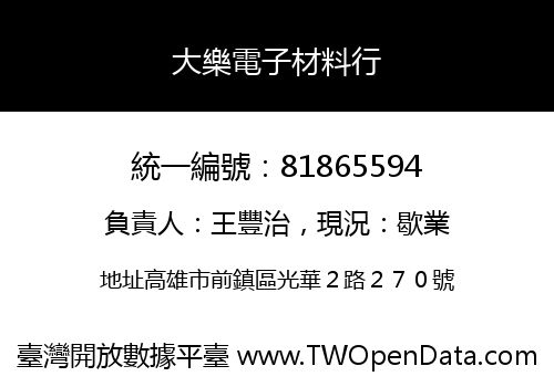大樂電子材料行