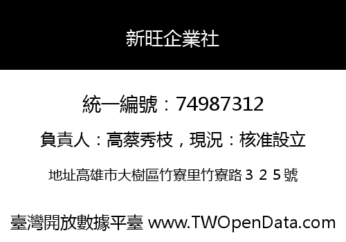 新旺企業社