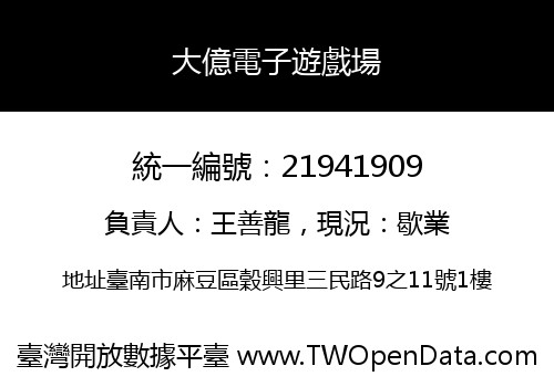 大億電子遊戲場