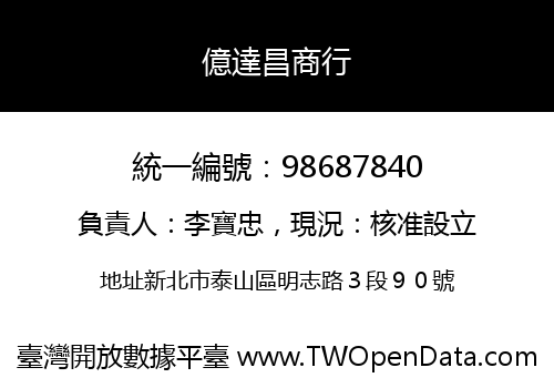 億達昌商行