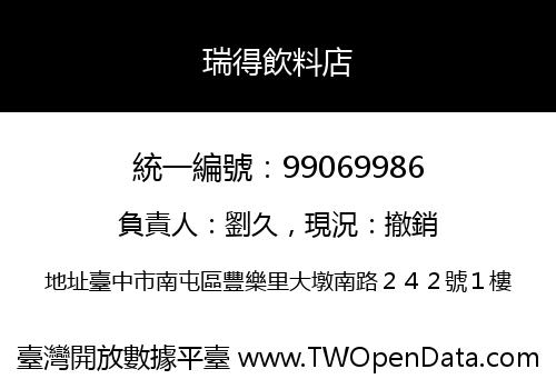 瑞得飲料店