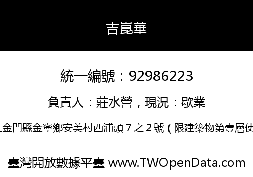 吉崑華