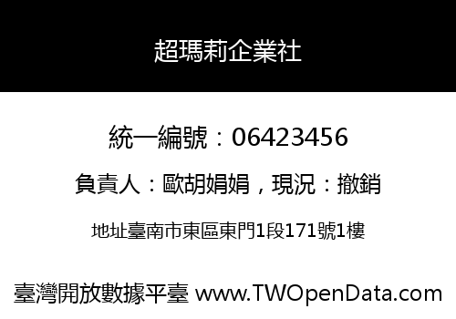超瑪莉企業社