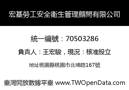 宏基勞工安全衛生管理顧問有限公司