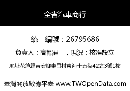 全省汽車商行