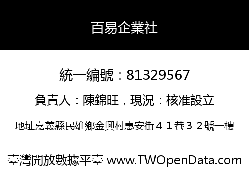 百易企業社