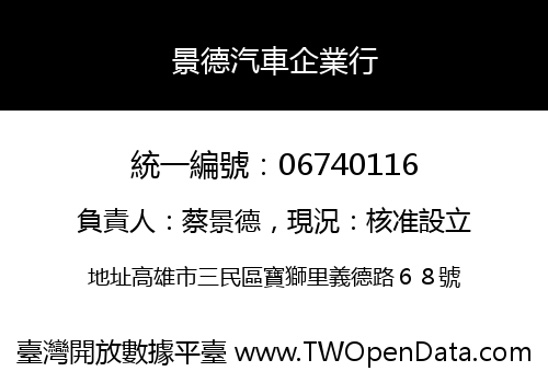 景德汽車企業行
