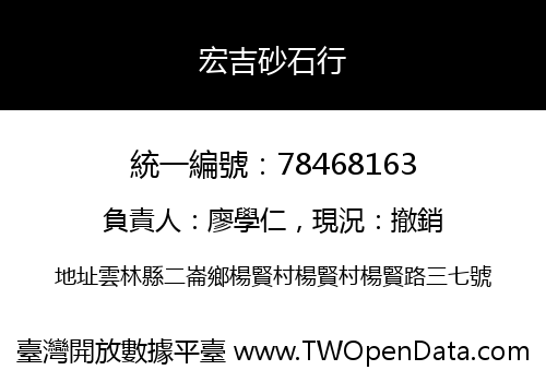 宏吉砂石行
