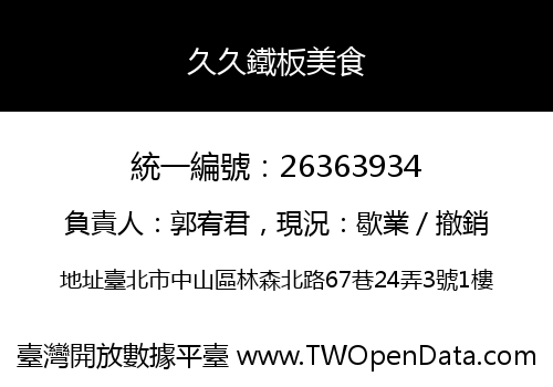 久久鐵板美食
