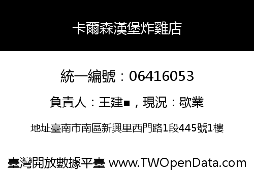 卡爾森漢堡炸雞店