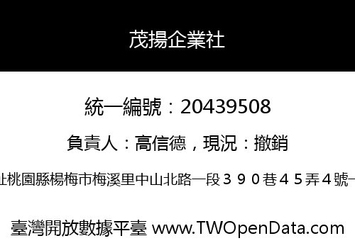 茂揚企業社