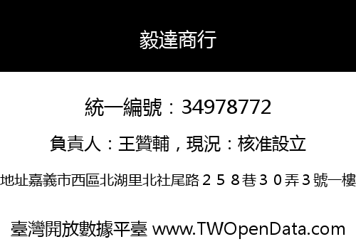 毅達商行