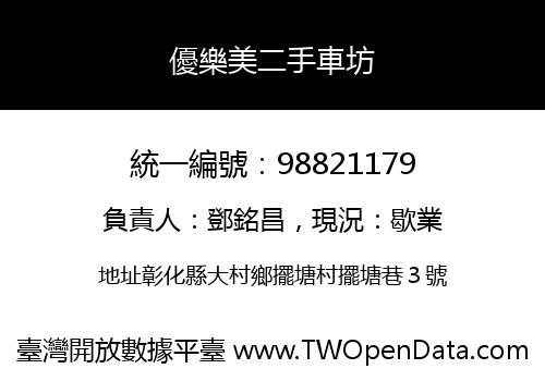 優樂美二手車坊