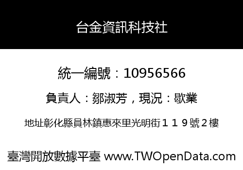 台金資訊科技社