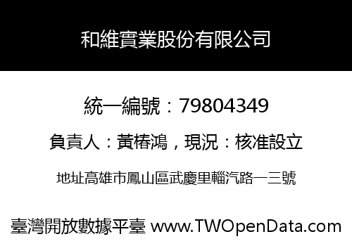 和維實業股份有限公司