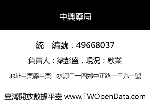 中興藥局