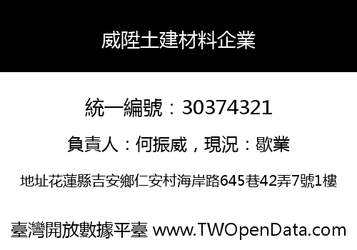 威陞土建材料企業