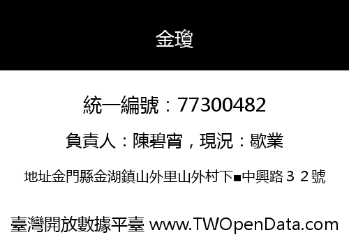 金瓊