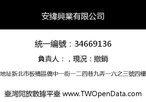 安緯興業有限公司