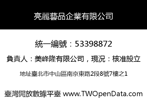 亮麗藝品企業有限公司