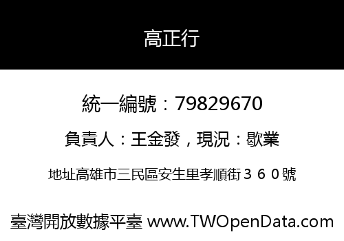 高正行