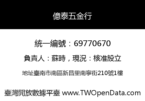 億泰五金行
