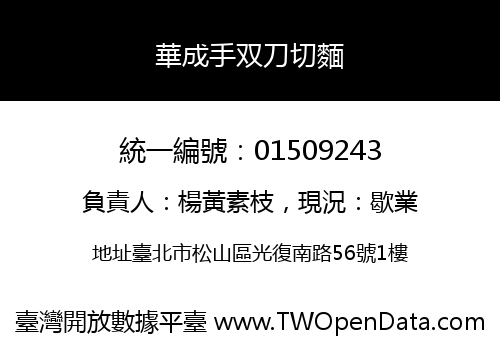 華成手双刀切麵