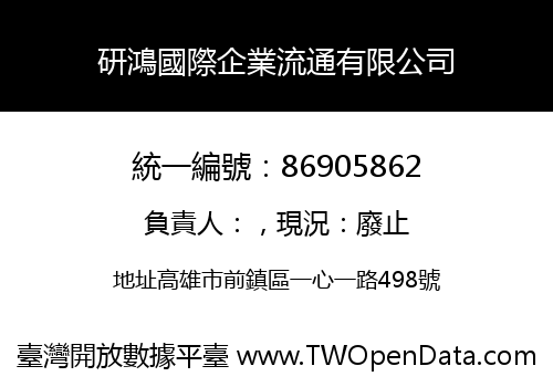 研鴻國際企業流通有限公司