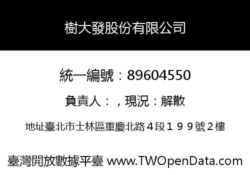樹大發股份有限公司
