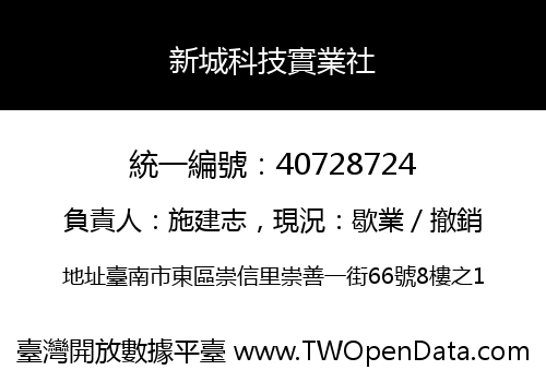 新城科技實業社