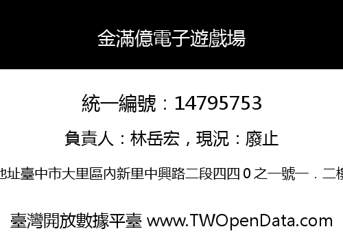 金滿億電子遊戲場