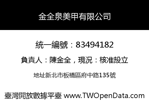 金全泉美甲有限公司