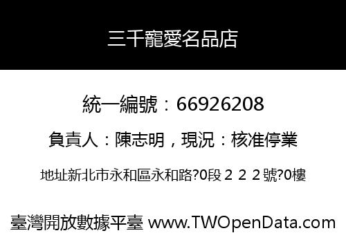 三千寵愛名品店
