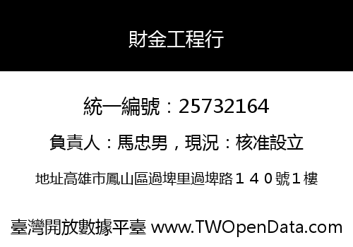 財金工程行