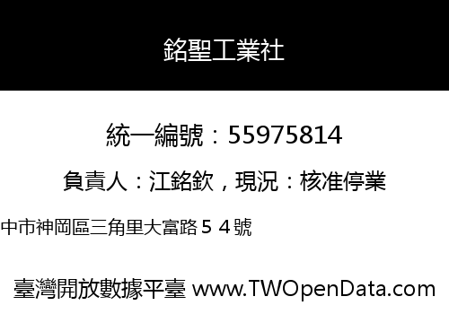 銘聖工業社