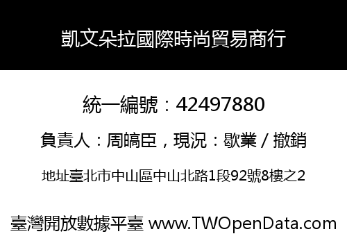 凱文朵拉國際時尚貿易商行