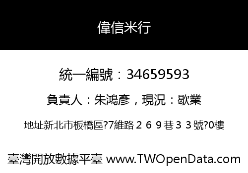 偉信米行