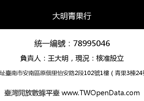 大明青果行