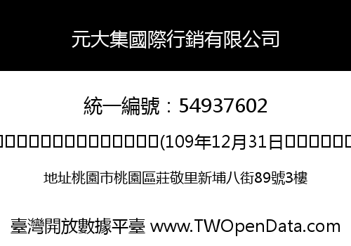 元大集國際行銷有限公司