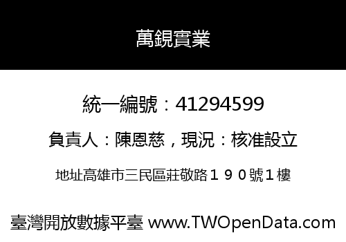 萬鋧實業