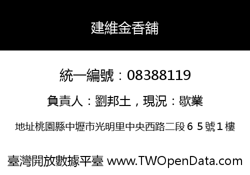 建維金香舖