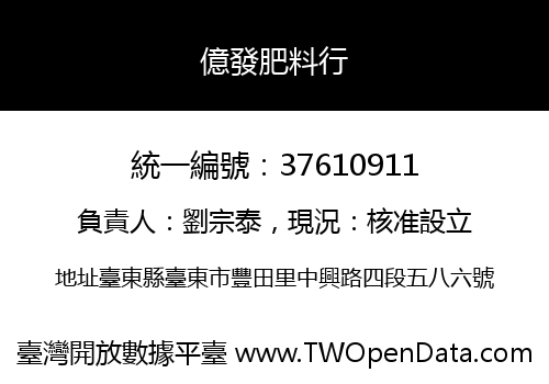 億發肥料行